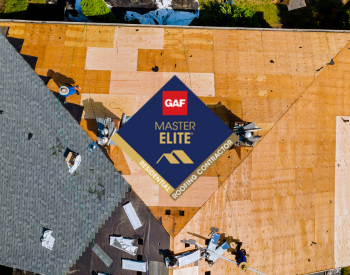 Oklahoma City roof repair with GAF Master Elite Certification badge